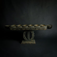 Load image into Gallery viewer, Ashanti Awale Game Board – Traditional Craftsmanship from Ghana, a cultural masterpiece reflecting the skilled woodworking of the Ashanti tribe.