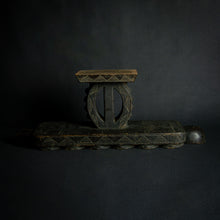 Load image into Gallery viewer, Ashanti Awale Game Board – Traditional Craftsmanship from Ghana, a cultural masterpiece reflecting the skilled woodworking of the Ashanti tribe.