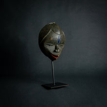 Load image into Gallery viewer, Vintage Dan tribal masks, one female and one male, showcasing the traditional craftsmanship of the Dan people from West Africa.