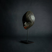 Load image into Gallery viewer, Vintage Dan tribal masks, one female and one male, showcasing the traditional craftsmanship of the Dan people from West Africa.