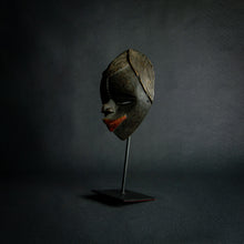 Load image into Gallery viewer, Vintage Dan tribal masks, one female and one male, showcasing the traditional craftsmanship of the Dan people from West Africa.