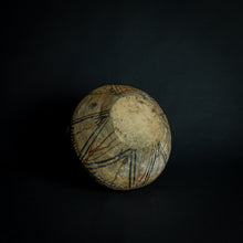 Load image into Gallery viewer, Handcrafted African earthenware vessel with traditional geometric patterns, symbolizing the artistry and heritage of African pottery.