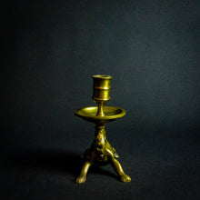 Load image into Gallery viewer, Dragon-themed chandelier made of bronze or brass, with intricate scales and facial features. Tail serves as a handle. Perfect for lovers of fantasy and mythology.