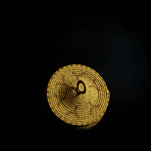 Load image into Gallery viewer, Handmade Raffia basket from Africa featuring stunning geometrical designs, made from natural fibers and eco-friendly materials.