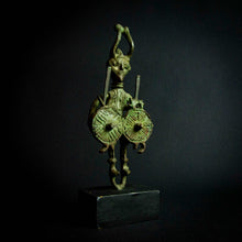 Load image into Gallery viewer, Bronze Nuragic Warrior Figure from the Abini Sanctuary in Sardinia
