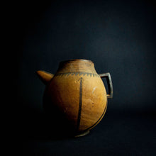 Load image into Gallery viewer, Handmade wooden pot with intricate design, handmade by skilled artisans in Rwanda. Adds natural warmth and elegance to any home decor.