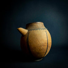 Load image into Gallery viewer, Handmade wooden pot with intricate design, handmade by skilled artisans in Rwanda. Adds natural warmth and elegance to any home decor.