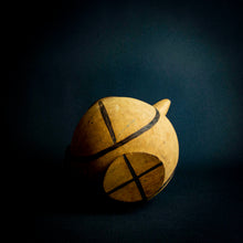 Load image into Gallery viewer, Handmade wooden pot with intricate design, handmade by skilled artisans in Rwanda. Adds natural warmth and elegance to any home decor.