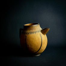 Load image into Gallery viewer, Handmade wooden pot with intricate design, handmade by skilled artisans in Rwanda. Adds natural warmth and elegance to any home decor.