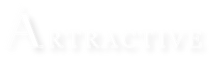 Artractive logo, consisting of the word 'Artractive' written in capital letters in a bold and modern font. The letter 'A' is slightly stylized with a small horizontal line crossing it, adding a unique touch to the logo.
