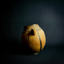 Load image into Gallery viewer, Handmade wooden pot with intricate design, handmade by skilled artisans in Rwanda. Adds natural warmth and elegance to any home decor.
